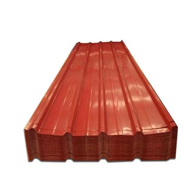 खरीदें 0.15-0.8 मिमी टी प्रकार पूर्व चित्रित छत शीट जिंक घुमावदार छत शीट online manufacture