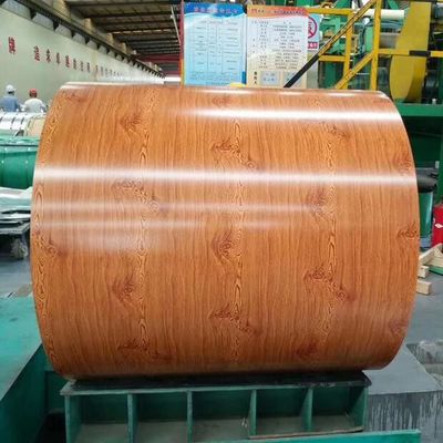 खरीदें इंटीरियर डेकोरेशन के लिए CGCC वुडन पैटर्न प्रीपेंटेड स्टील शीट online manufacture
