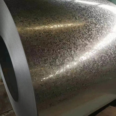 रेगुलर स्पैंगल जीआई स्टील कॉइल OD1000-1500mm चौड़ाई 600-1250mm