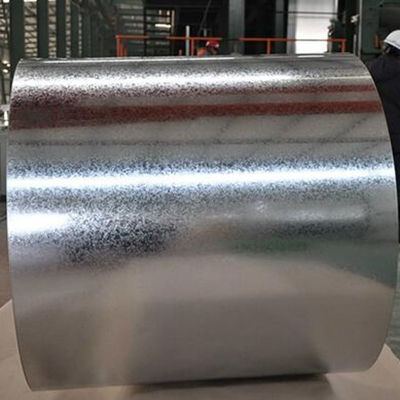 रेगुलर स्पैंगल जीआई स्टील कॉइल ब्राइट सरफेस 20mm-1250mm चौड़ाई