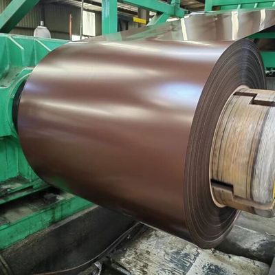 ISO9001 रंग लेपित इस्पात का तार Ppgi जस्ती इस्पात का तार Z40-180g / M2 कोटिंग