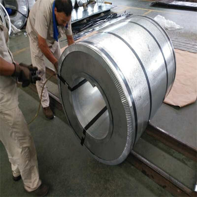 Z81-Z120 कोटिंग GI स्टील कॉइल 20gsm-275gsm जस्ता और 508mm/610mm कॉइल आईडी के साथ