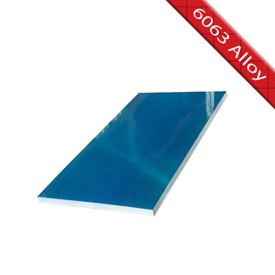 उच्च संक्षारण प्रतिरोध 6063 एल्यूमीनियम मिश्र धातु प्लेट 6063 एल्यूमीनियम शीट