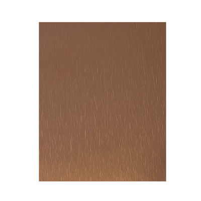 उत्कृष्ट सजावटी गुण ब्रश सतह रंग लेपित एल्यूमीनियम कॉइल